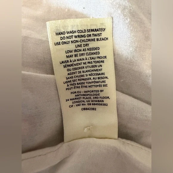 Anthropologie Akemi + Kin Reagan Embroidered Shift Dress Women’s 4 Small - Picture 14 of 14